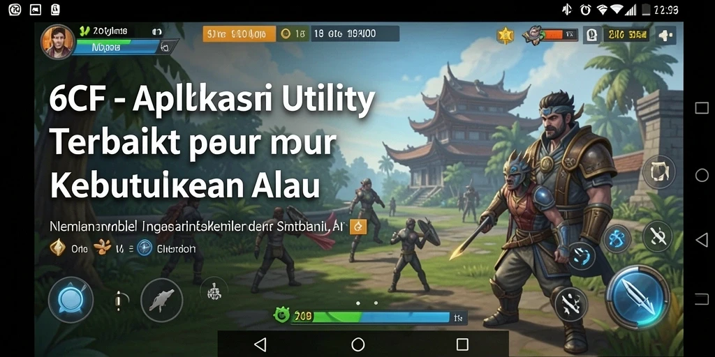 Screenshot utama 6CF menampilkan antarmuka aplikasi Utility yang intuitif.