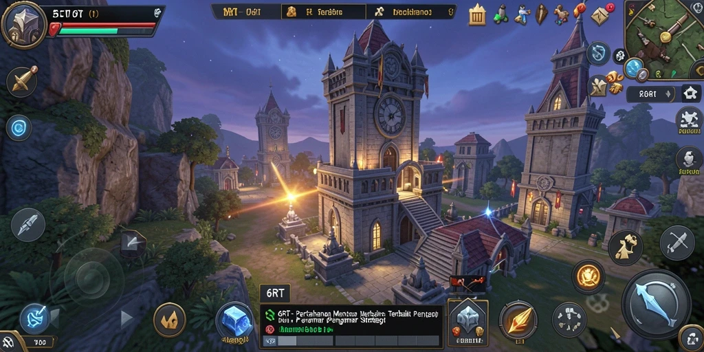 Gameplay menantang dari 6RT dalam mode Tower Defense yang menarik.