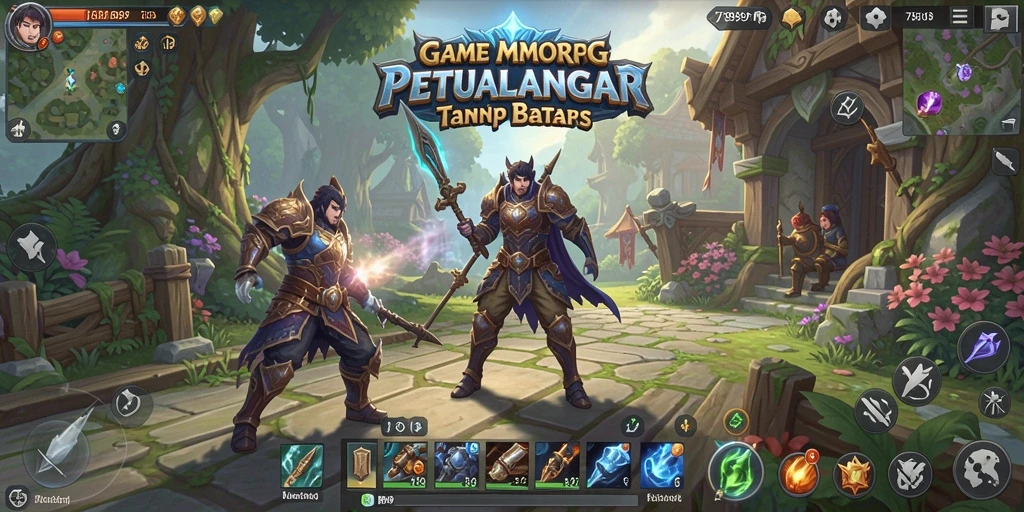 Screenshot utama 789RP menampilkan aksi seru dalam petualangan MMORPG.