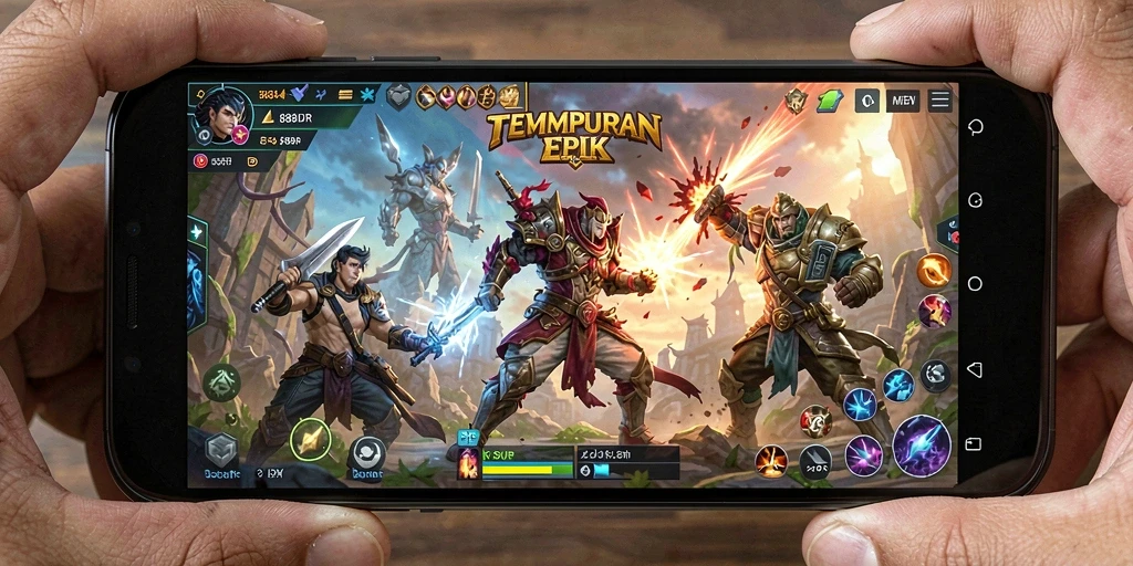 Tampilan gameplay menarik dari 888IDR dalam pertempuran tim.
