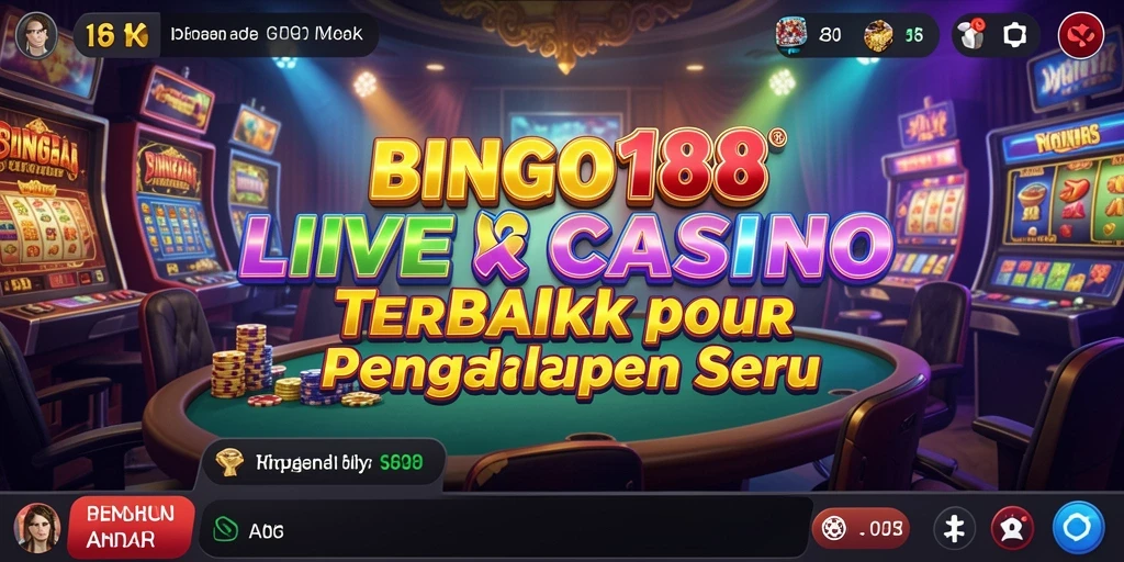 Tampilan gameplay BINGO188 Live Casino yang mengasyikkan dan interaktif.