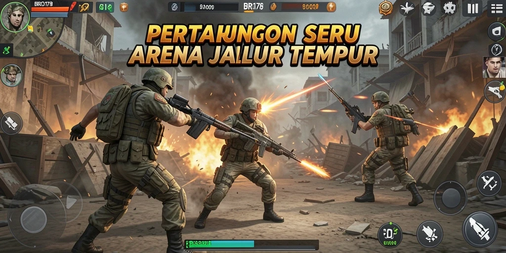 Gameplay seru BRO178 dengan pertarungan menegangkan dan karakter unik.