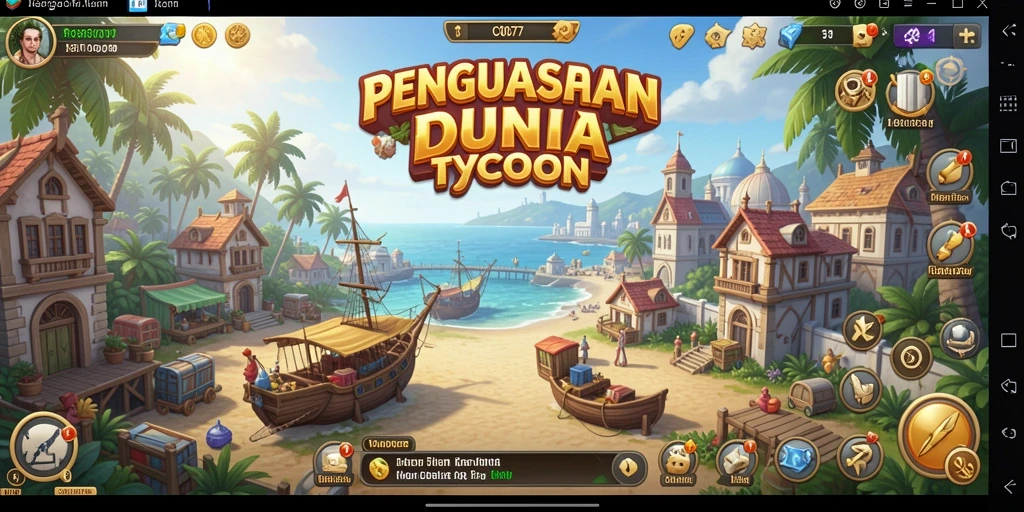 Tangkapan layar gameplay C0077 yang menunjukkan aksi Tycoon yang seru.