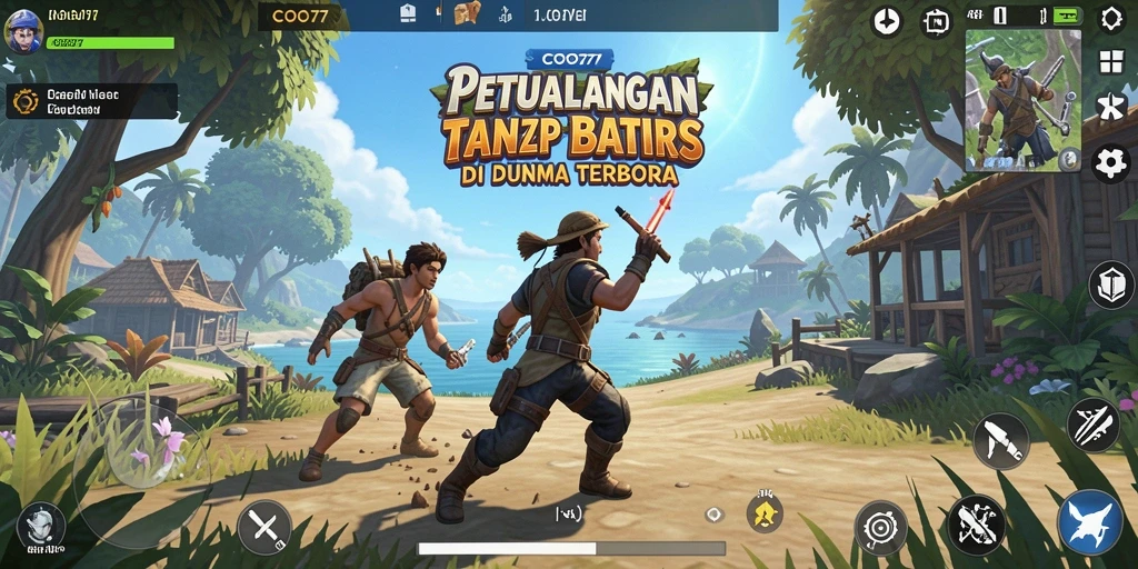 Tampilan gameplay Open World yang menarik dan interaktif.