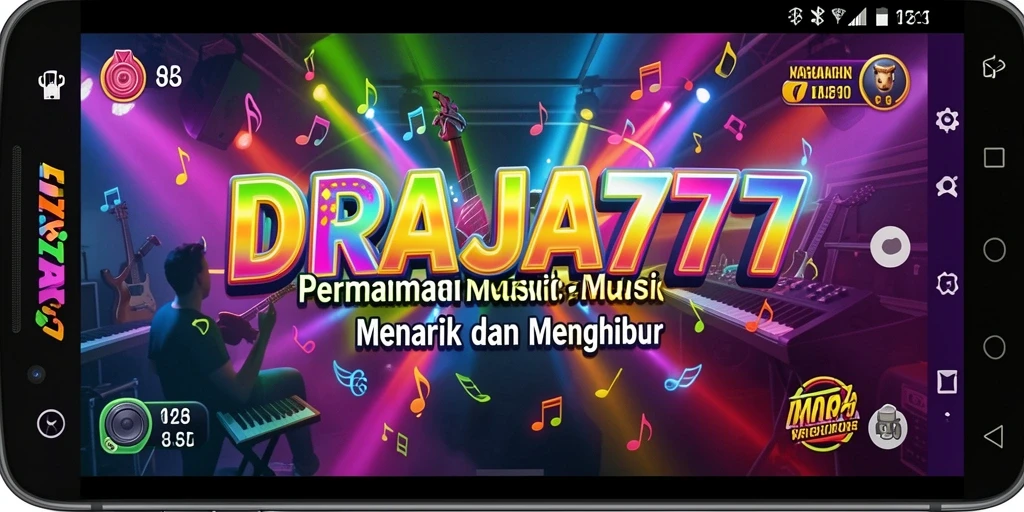 Screenshot gameplay DRAJA777 menampilkan serunya pengalaman musik.