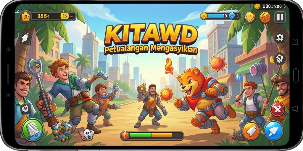 Gameplay seru dan tantangan menarik di KITAWD.