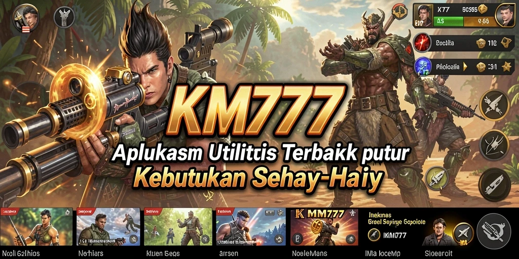 Tampilan antarmuka KM777 yang modern dan mudah digunakan.