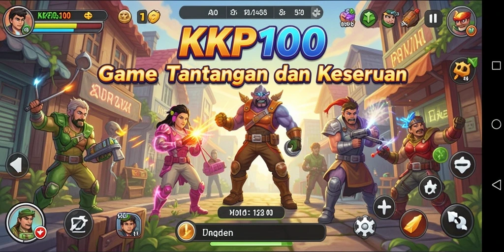 Screenshot KPK100 menunjukkan gameplay seru dan penuh aksi.