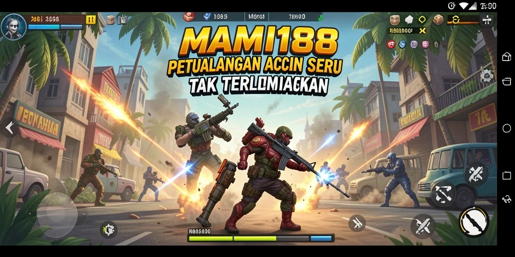 Tangkapan layar MAMI188 menunjukkan aksi pertempuran yang mendebarkan.
