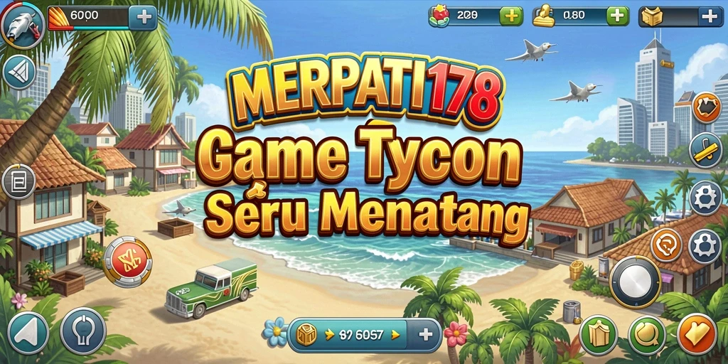 Tangkapan layar gameplay seru dari game Tycoon MERPATI178.