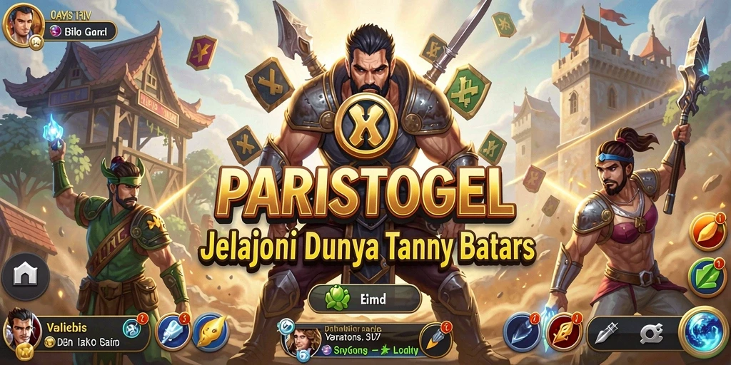 Tampilan gameplay PARISTOGEL dengan dunia luas yang menakjubkan.