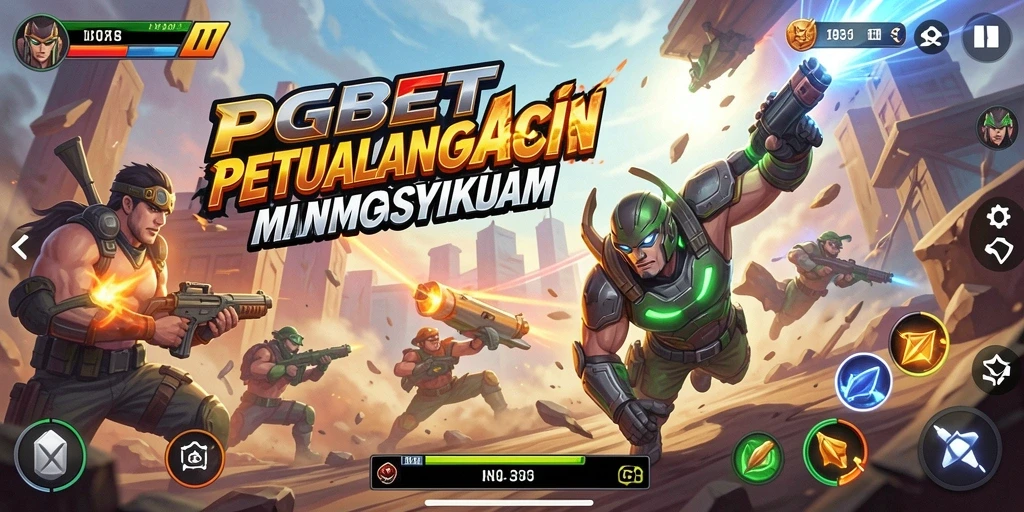 Screenshot gameplay PGBET menampilkan pertempuran seru dan karakter yang dinamis.