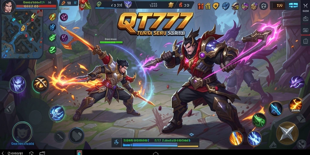 Tangkapan layar dari gameplay seru di QT777.