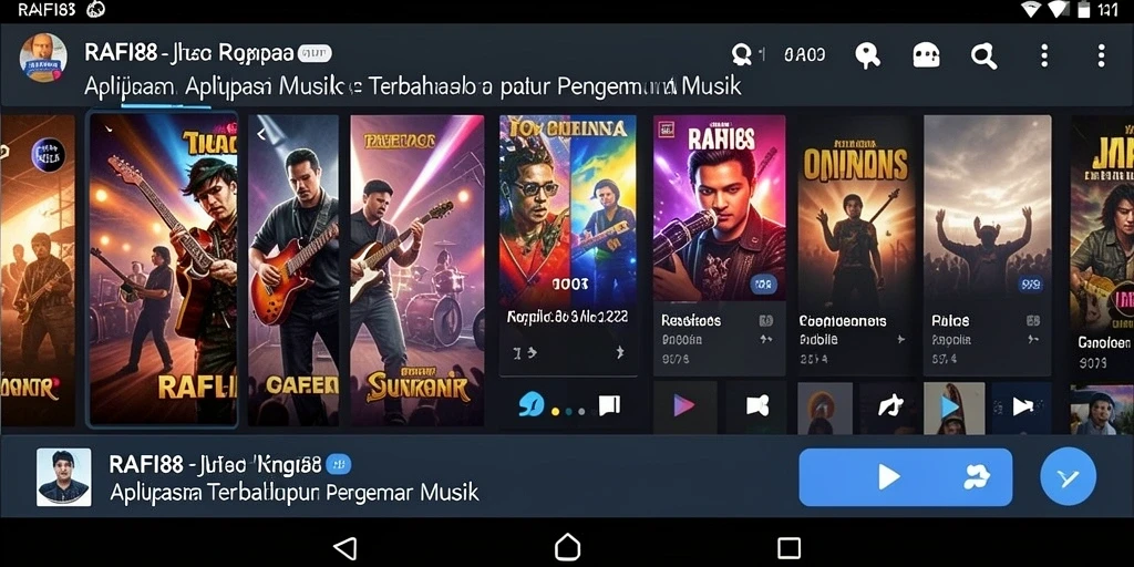 Tampilan gameplay seru dan interaktif di RAFI88