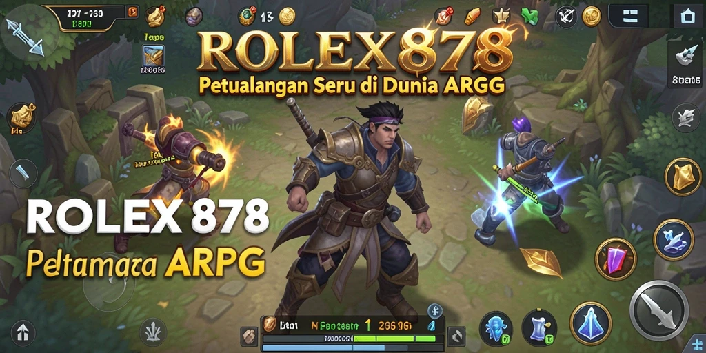 Tampilan gameplay seru dan aksi mendebarkan di ROLEX878.
