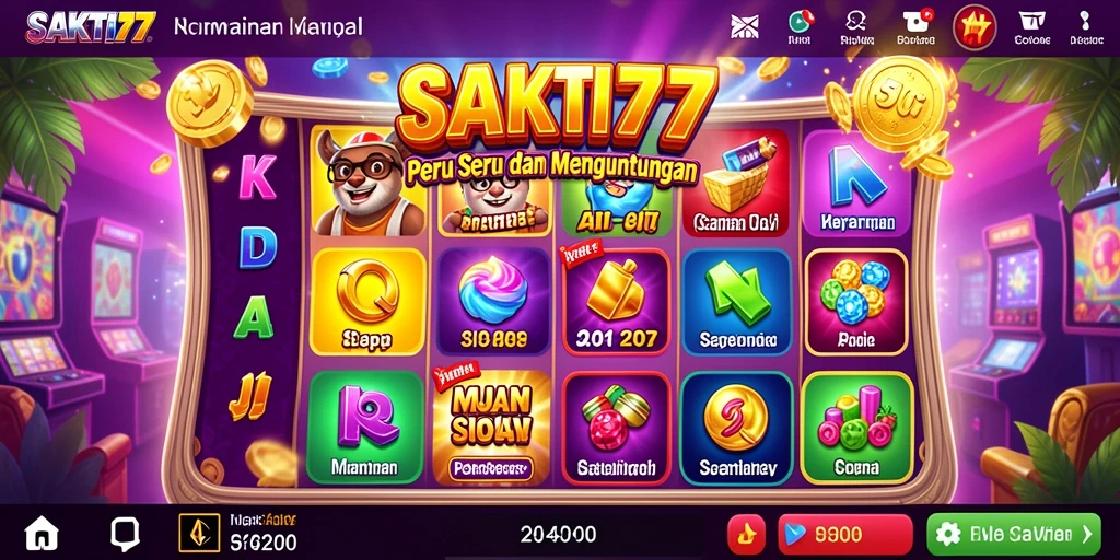 Gameplay menarik SAKTI77 dengan tema slot yang beragam.