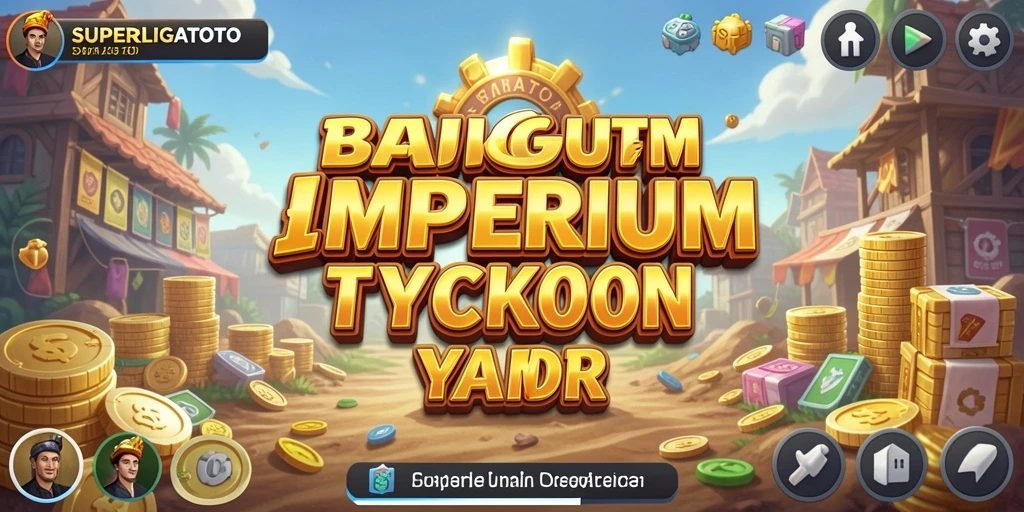 Tampilan screenshot <strong>SUPERLIGATOTO</strong> menampilkan momen seru dalam membangun bisnis Tycoon.