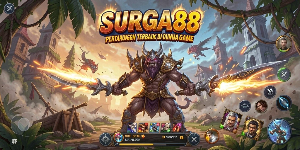 Gameplay Fighting yang seru dan mendebarkan dari SURGA88.