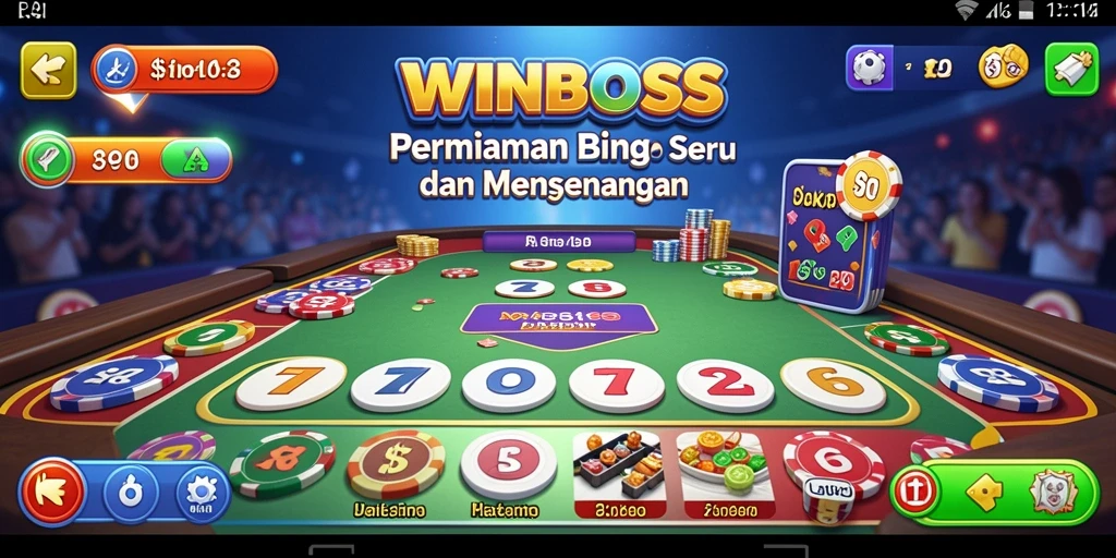 Screenshot gameplay WINBOSS yang menarik dengan tampilan Bingo.