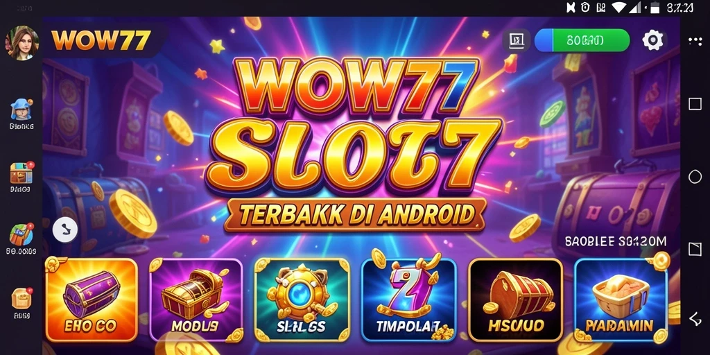 Tampilan gameplay WOW77 yang seru dan interaktif dalam permainan Slot.