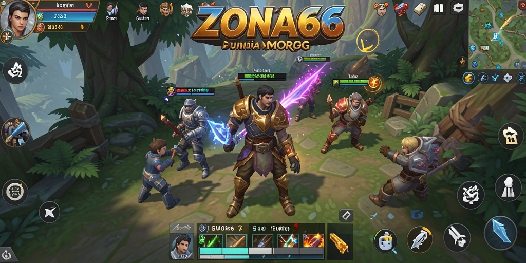 Tangkapan layar gameplay ZONA66 yang menampilkan petualangan mendebarkan.